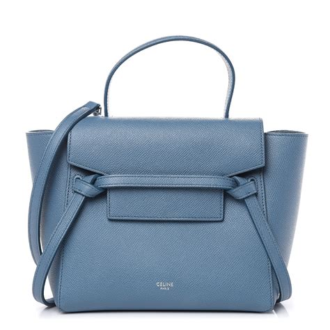 celine nano belt bag slate blue|Celine belt bag nano price.